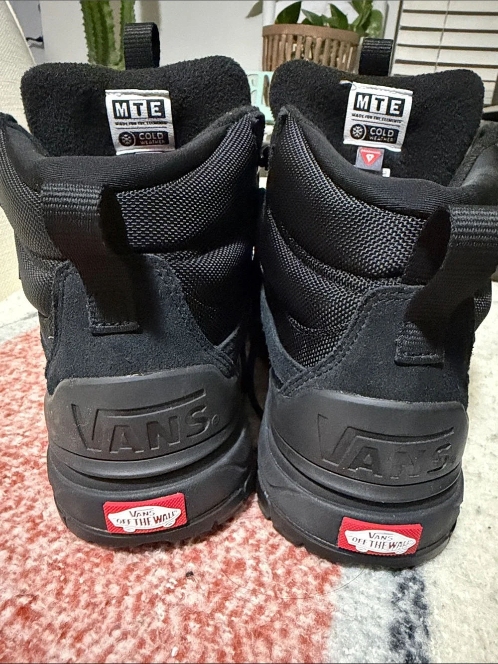Vans Black Men's Lace-Up Tactical Boots